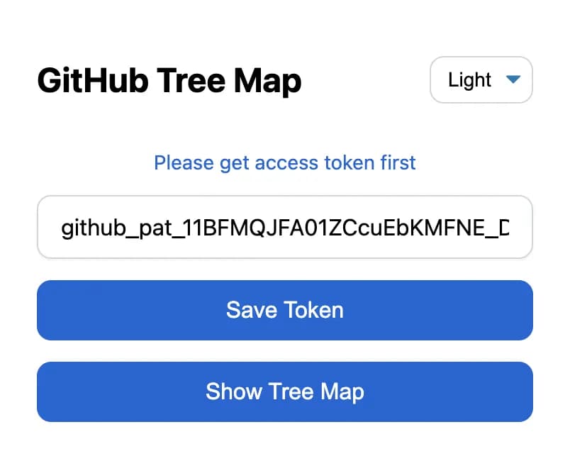 GitHub Tree Map